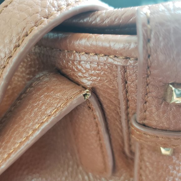 KGB Black Label Brown Leather Tote - Picture 5 of 11